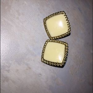 Vintage square earrings